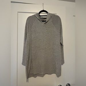 Hooded gray Cupid Sweatshirt size xl super soft and cosy